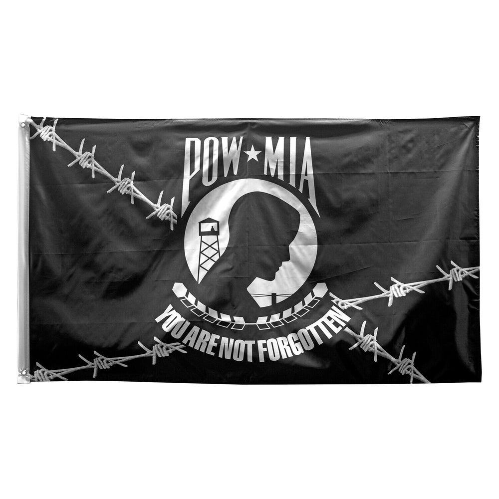 POW MIA You Are Not Forgotten Flag 3 ft x 5 ft NEW! Home & Garden:Yard, Garden & Outdoor Living:Décor:Flags Style Your Walls